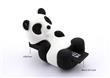 Bone Collection čtečka karet microSD "Panda", černá